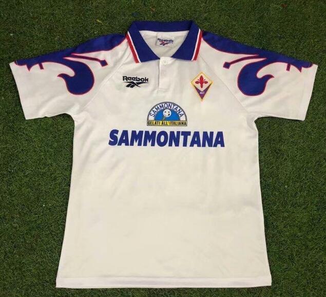 1995-96 Fiorentina Retro Away Kit Soccer Jersey